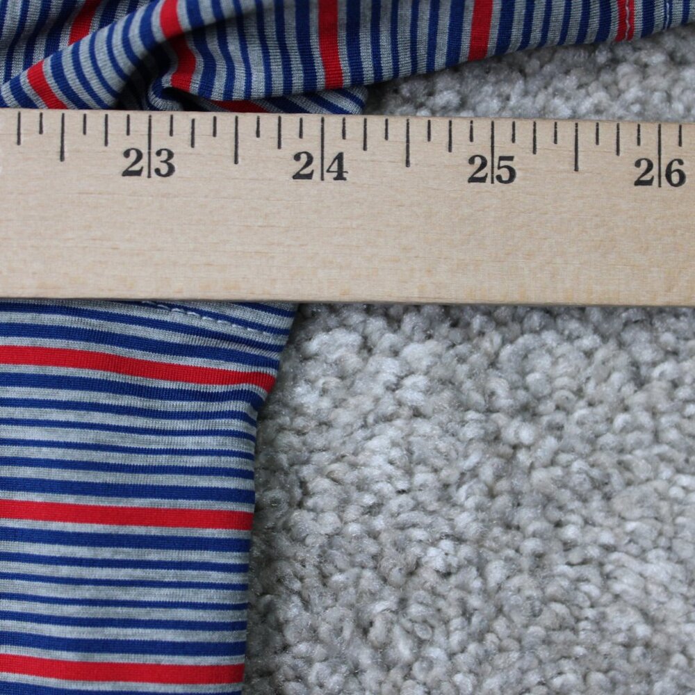 Vineyard Vines Performance Polo Shirt Mens Large Red/Blue Striped Stretch S/S - Picture 12 of 14